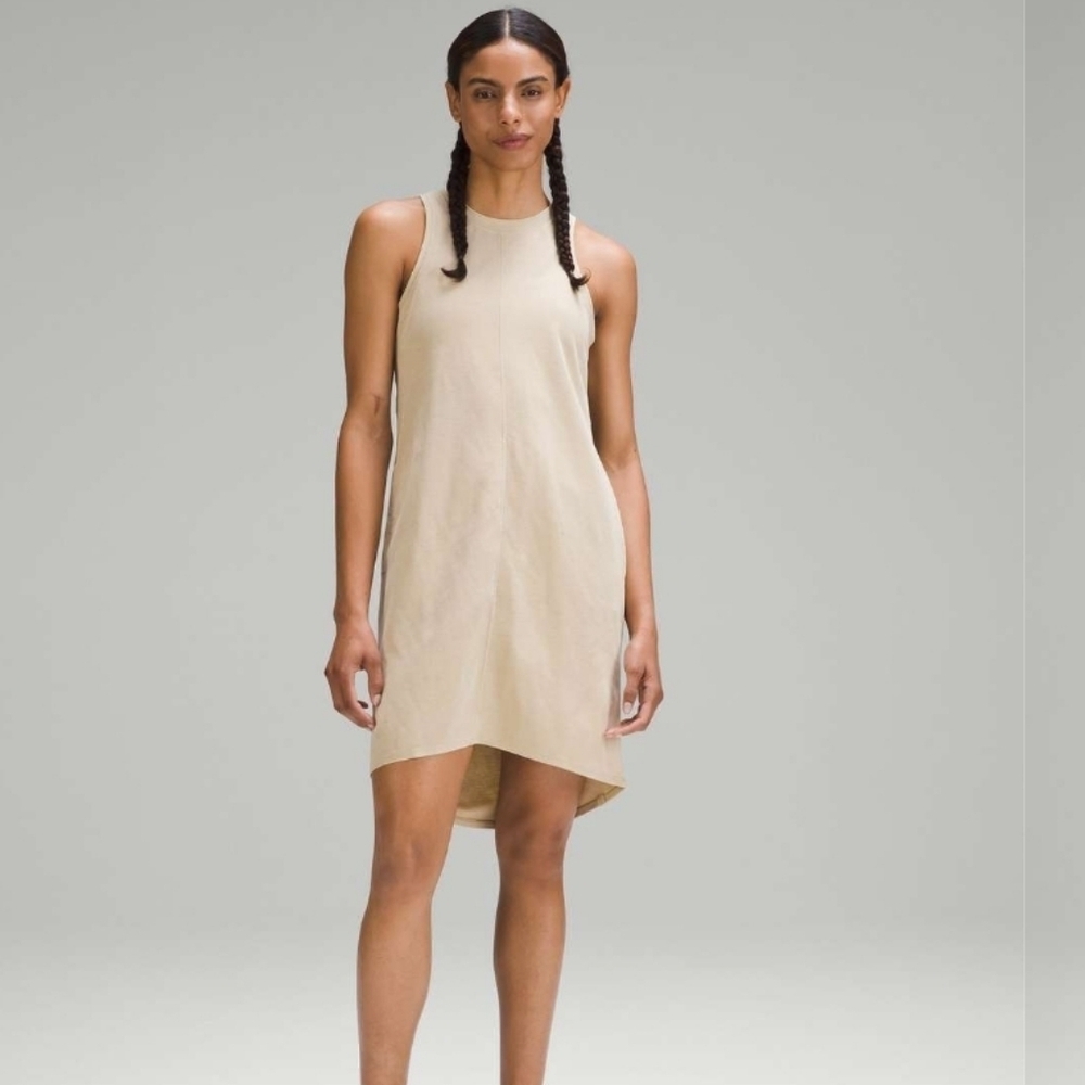 Lululemon Back Vent Tank Dress Elegant Trench Sleeveless Dress